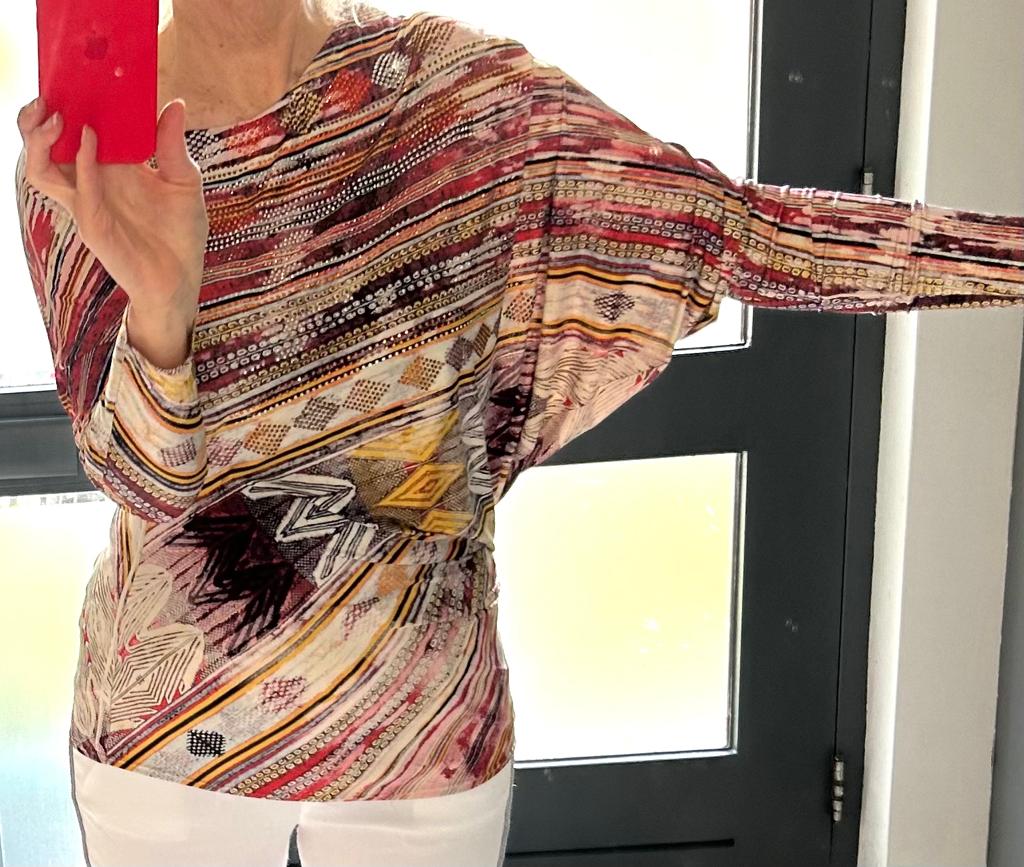 Dutch Diva glitter top geschikt voor maat M/L. NIEUW, Ophalen of Verzenden, Nieuw, Overige kleuren, Lange mouw