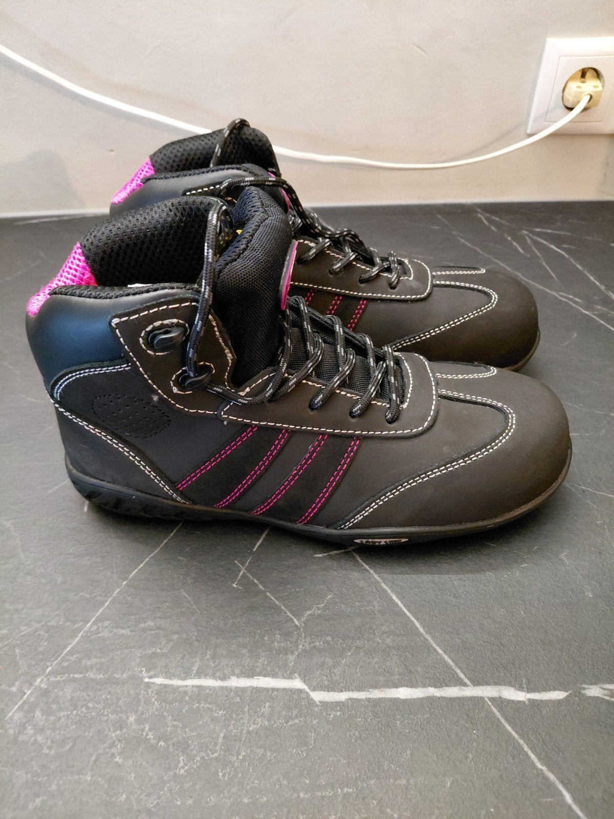 Planet Europe werkschoenen maat 38 zgan, Zwart, Ophalen of Verzenden, Zo goed als nieuw, Planet europe