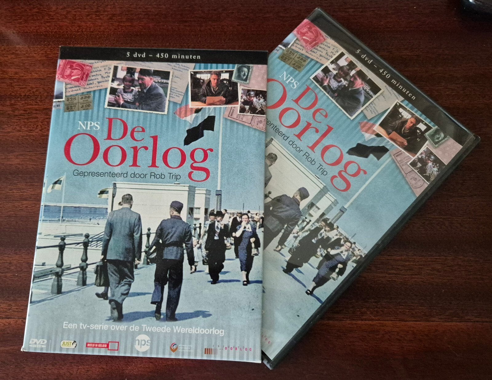 NPS De Oorlog - Rob Trip (5 DVD Boxset), Oorlog of Misdaad, Alle leeftijden, Nieuw in verpakking, Inclusief doosje