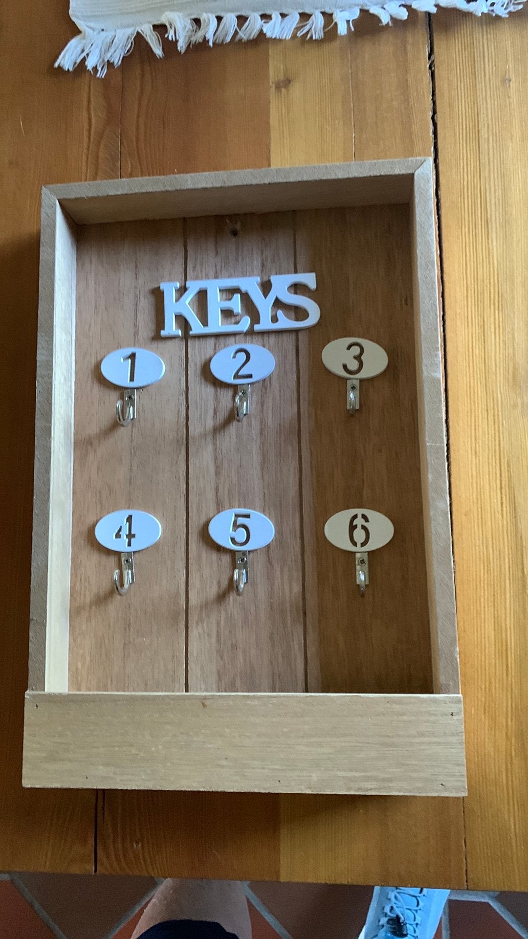 Sleutelkastje, Huis en Inrichting, Woonaccessoires | Memoborden, Ophalen of Verzenden, Zo goed als nieuw, Krijtbord