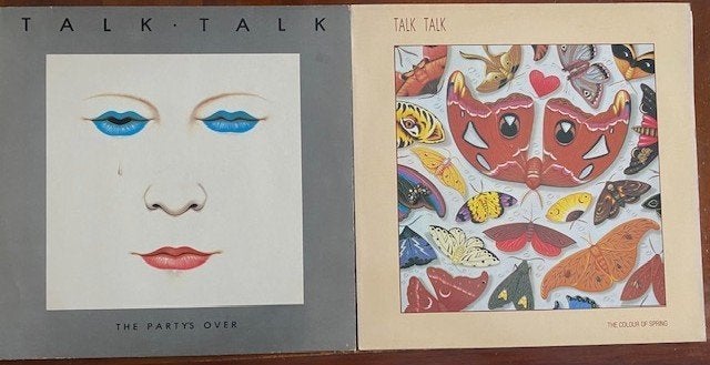 Talk Talk: the Party's over-1982 NL/the Colour of spring-NL, Ophalen of Verzenden, Zo goed als nieuw, Overige formaten, Alternative Rock