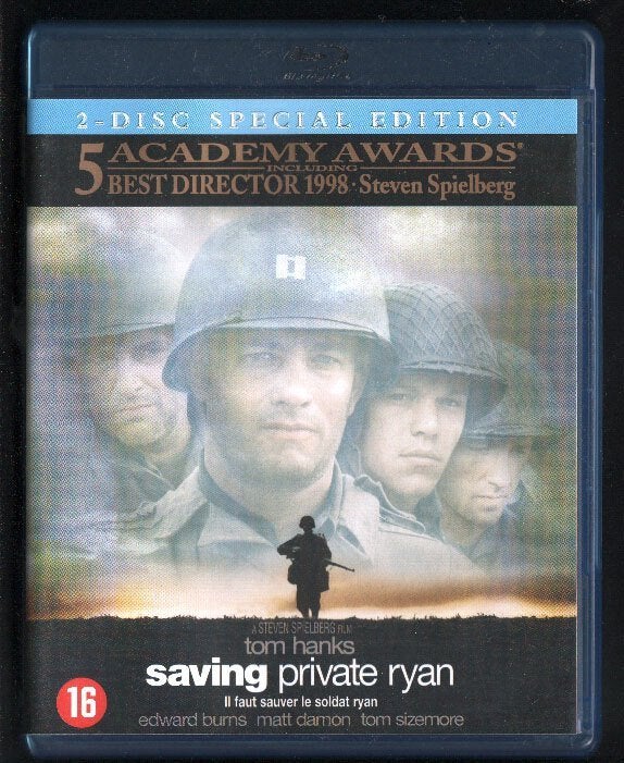 Saving Private Ryan 2-disc. Blu-ray., Cd's en Dvd's, Blu-ray, Gebruikt, Drama, Boxset, Ophalen of Verzenden