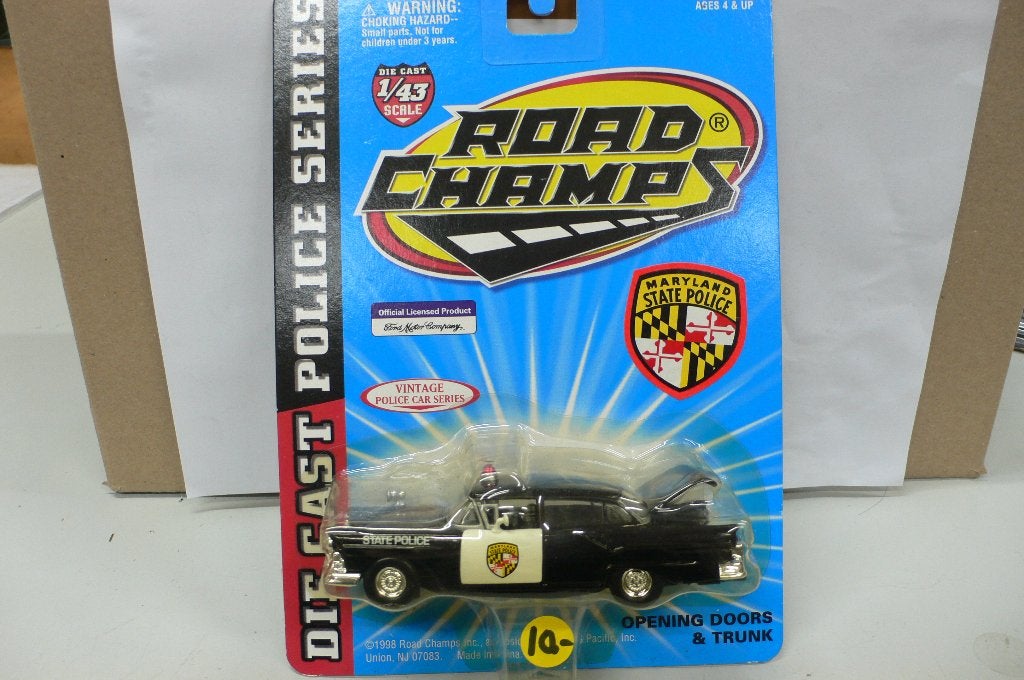 ford fairlane 1956 maryland state police  1/43, Verzenden, Nieuw, Auto, Overige merken