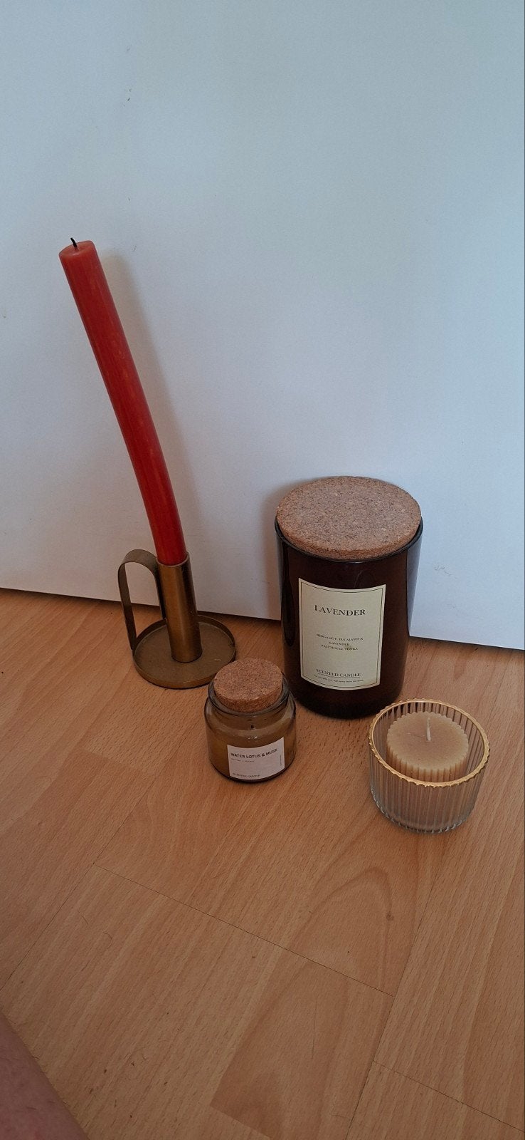 Kaarsen set, Ophalen