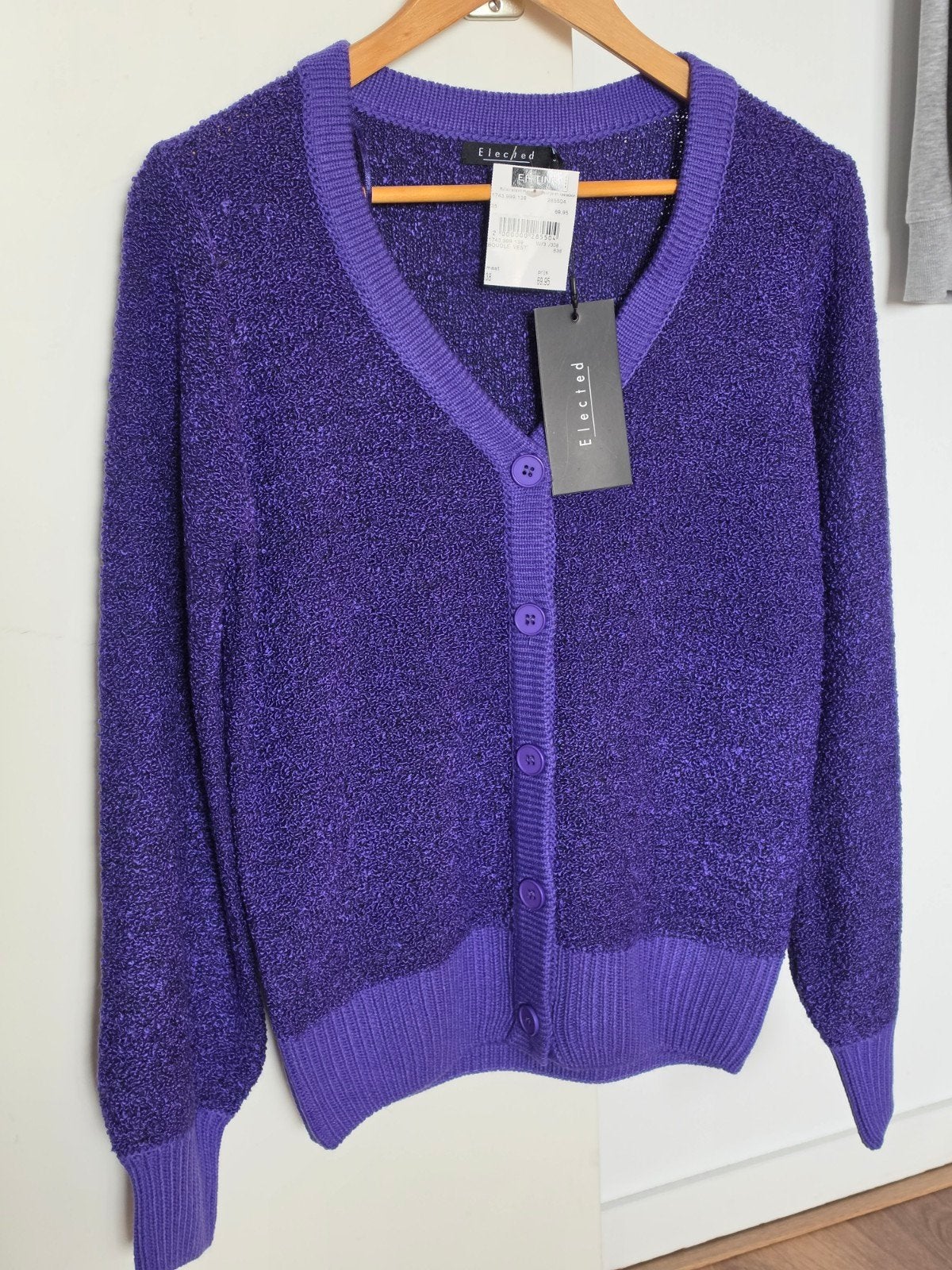 Damesvest mt 38 - Elected - nieuw, Kleding | Dames, Ophalen of Verzenden, Nieuw, Maat 38/40 (M), Paars