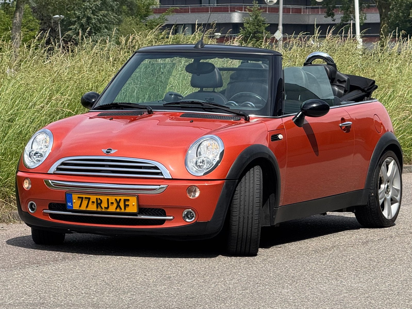 Mini Cabrio 1.6 Cooper 2005 Hot Orange - Opties&onderhoud, Voorwielaandrijving, Zwart, 4 cilinders, Cabriolet