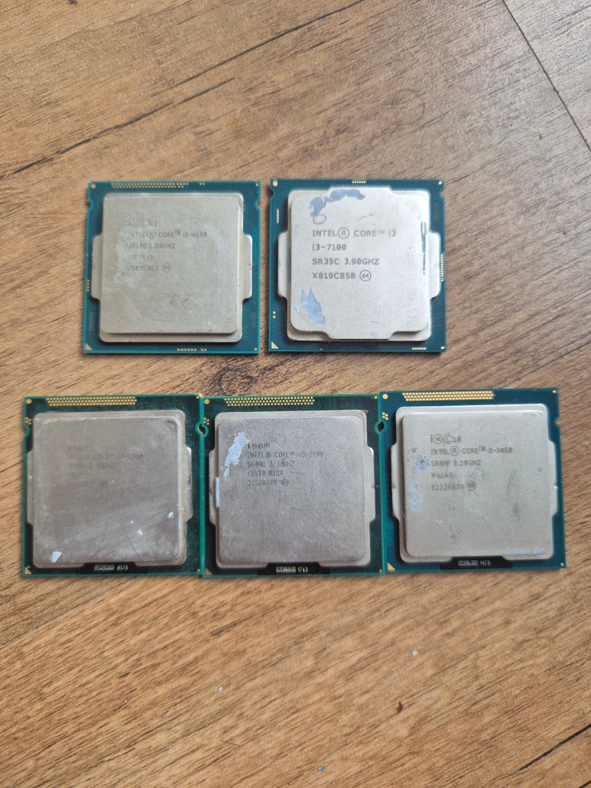 Intel Core i3 en i5 Processors - Diverse Modellen, Computers en Software, Gebruikt, Ophalen of Verzenden, 2-core, Intel Core i3-4150, i3-7100, i5-2390T, i5-2400, i5-3450