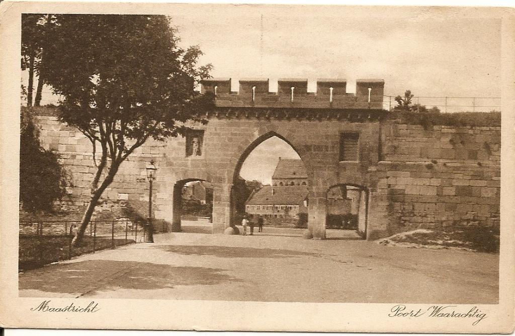 Maastricht 1922 Poort Waarachter, Verzenden, 1920 tot 1940, Gelopen, Limburg