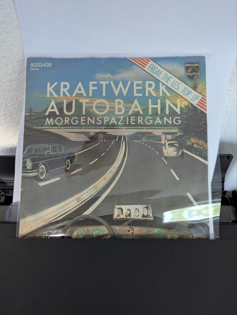 Kraftwerk - Autobahn ( vinyl single), Ophalen of Verzenden, Gebruikt, Pop