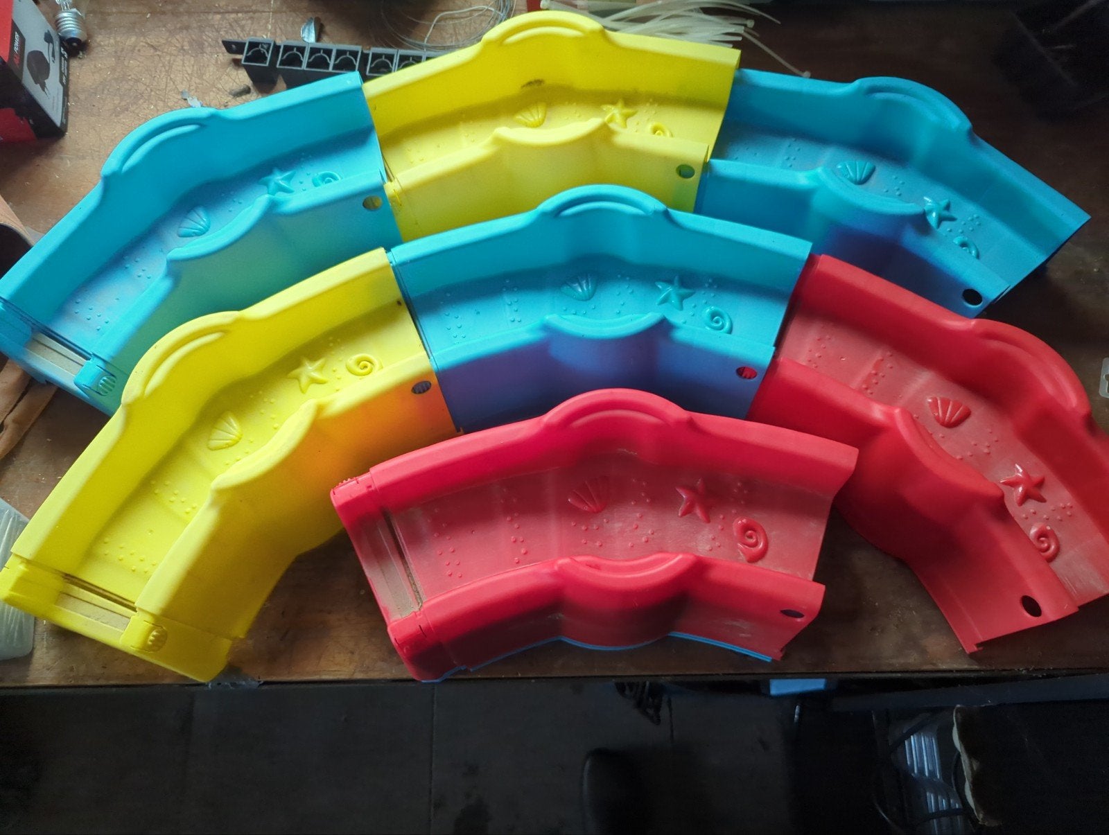 Opzetbare zandbak - kleurrijke speelset voor kinderen, Ophalen, Gebruikt