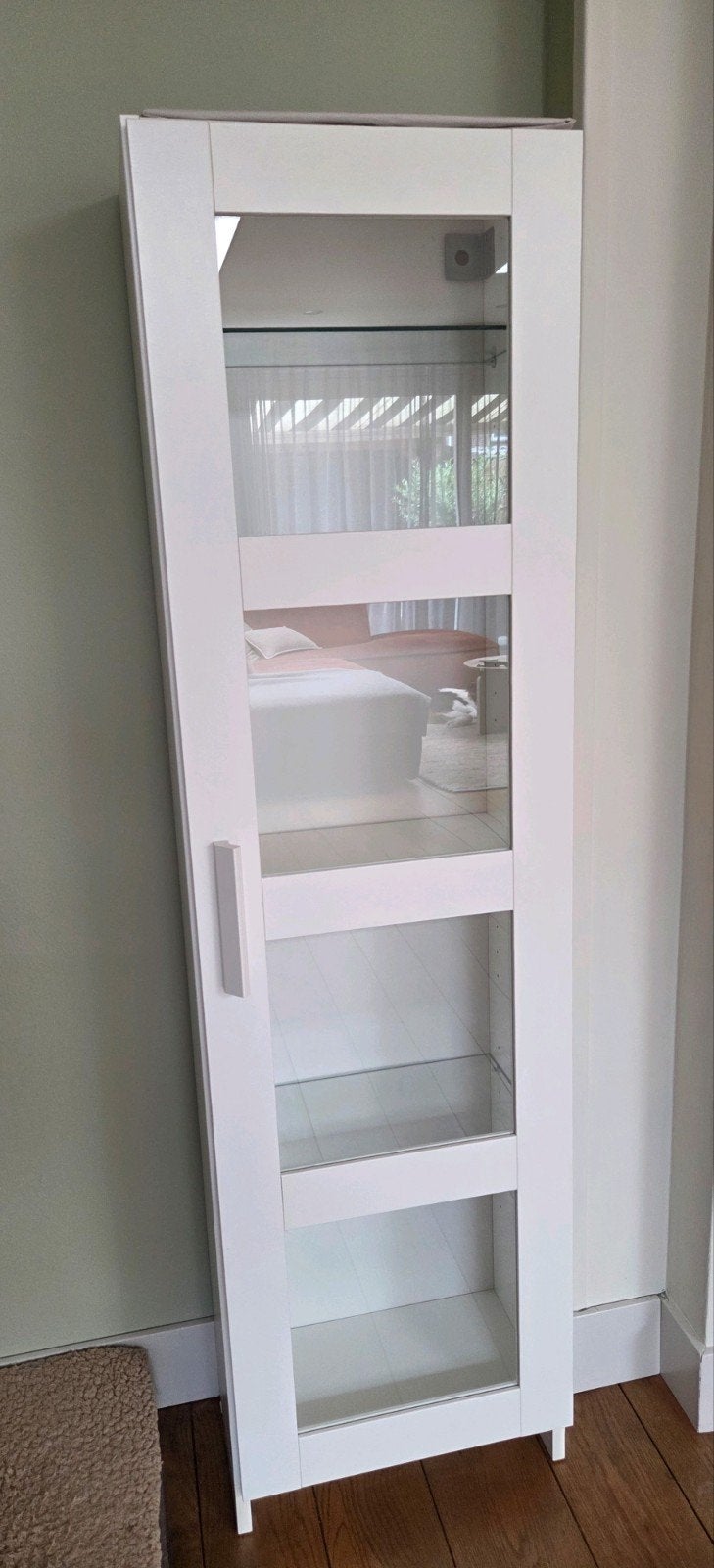 Ikea vitrinekast, Huis en Inrichting, Kasten | Vitrinekasten, Ophalen, Gebruikt, 100 tot 150 cm, 50 tot 100 cm
