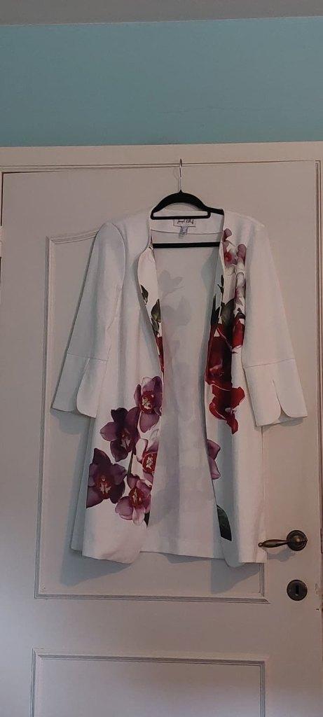Joseph Ribkoff Vest Maat 36 let op valt als 42, Kleding | Dames, Verzenden, Wit, Joseph Ribkoff, Zo goed als nieuw