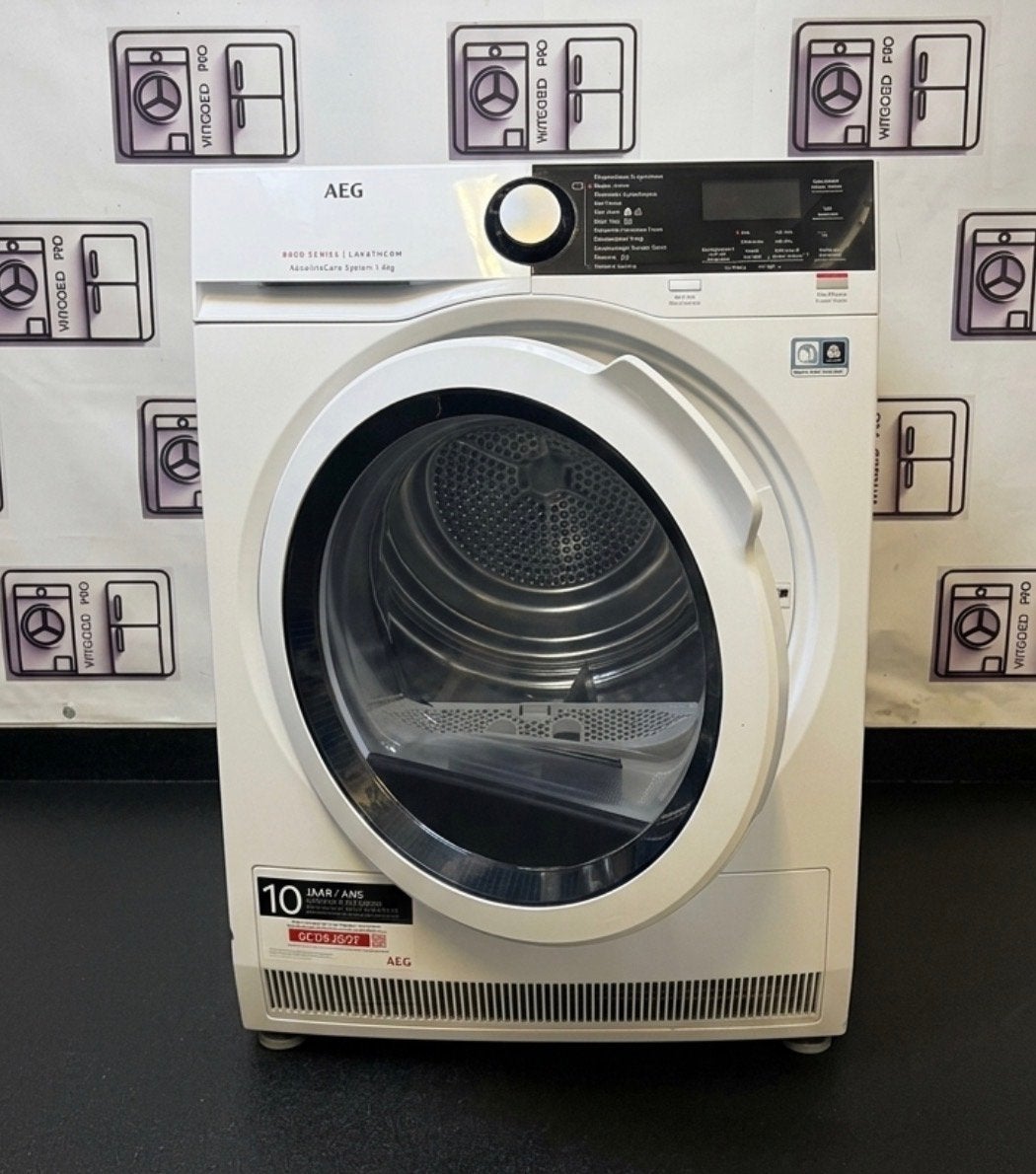 AEG Lavatherm 8000 Serie A+++ Warmtepompdroger 8kg!, Witgoed en Apparatuur, AEG, AEG, Anti-kreukfase, 8 tot 10 kg
