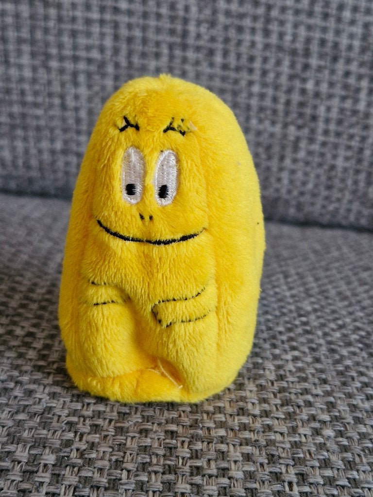 Barbapapa knuffel pluche hoesje at & kodansha parfum geel, Ophalen of Verzenden, Zo goed als nieuw, Nvt, Nvt