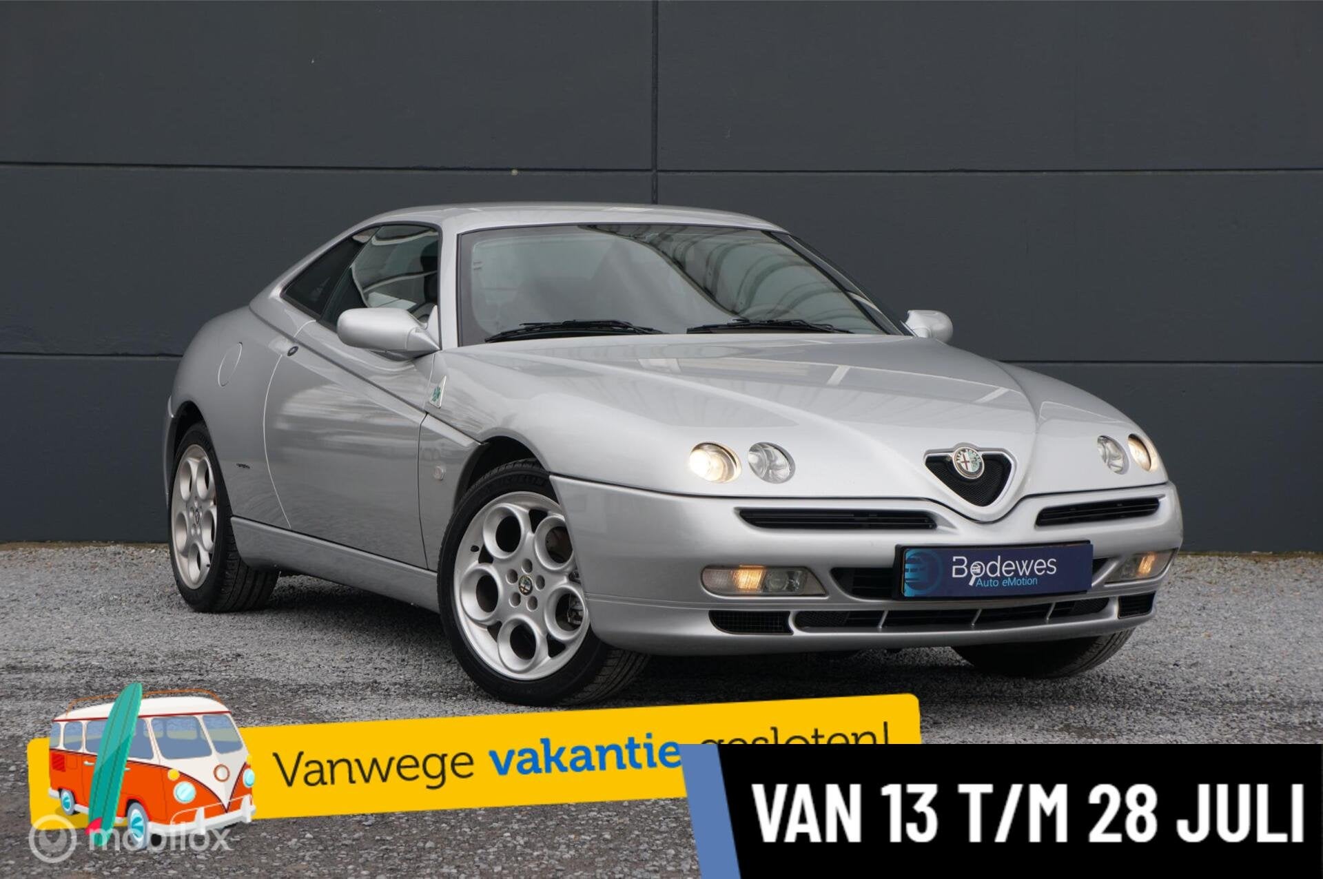 Alfa Romeo GTV (916) 2.0 V6 Turbo Benzina Airco Documentatie, Auto's, Alfa Romeo, Gebruikt, 201 pk, Metallic lak, 4 stoelen