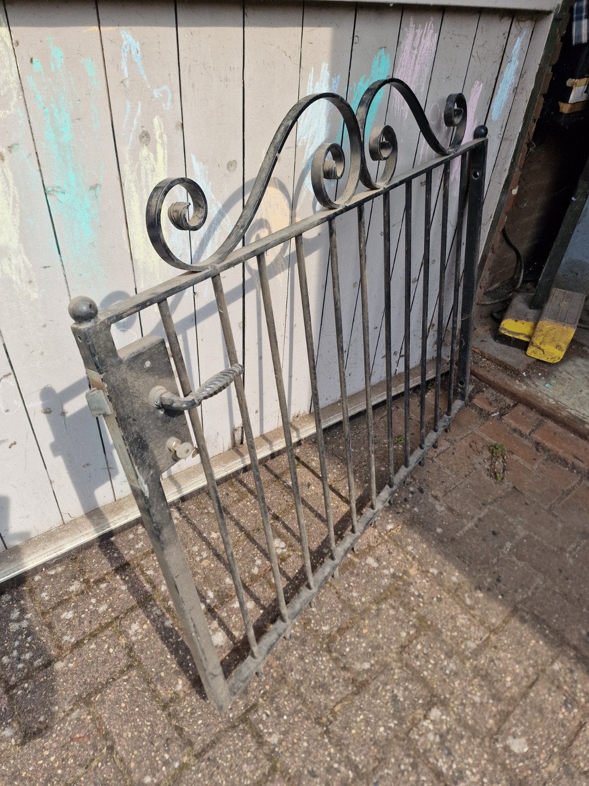 poort, Ophalen, Gebruikt, IJzer, Tuinhek