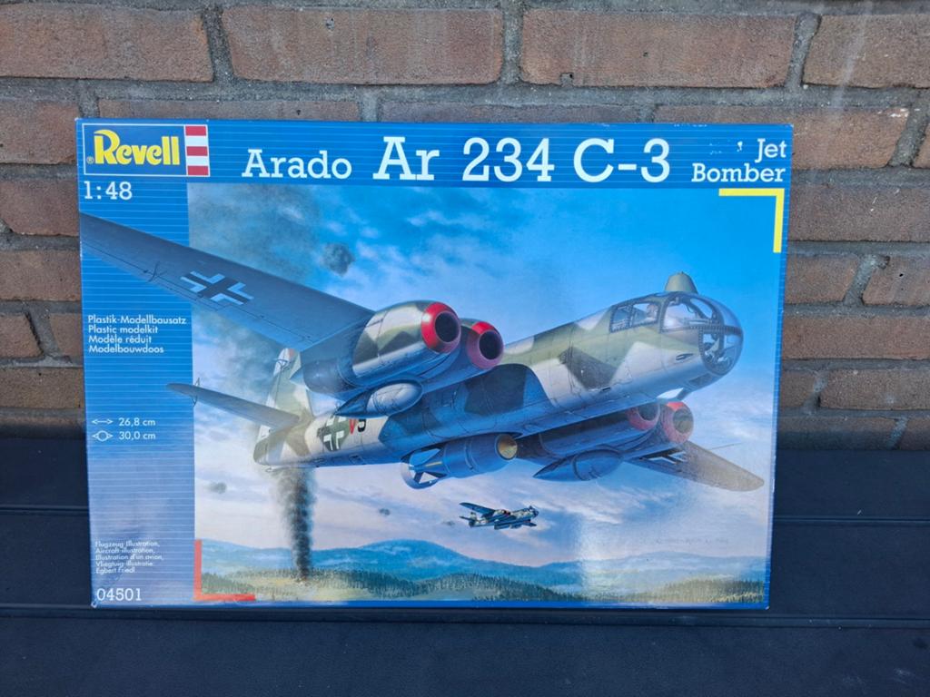revell 04501 arado ar 234 c-3, Ophalen of Verzenden, 1:72 tot 1:144, Revell