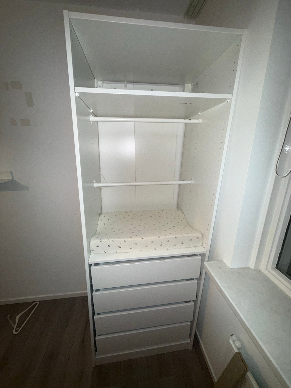 Ikea Pax kast met lades en opbergruimte 75x201, Gebruikt, 50 tot 100 cm, Met lade(s), 150 tot 200 cm