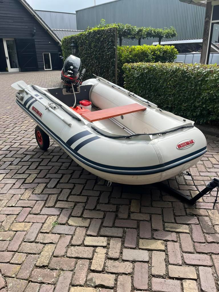 Suzumar Rubberboot Met 8Pk Mercury Motor, Ophalen of Verzenden, Mercury