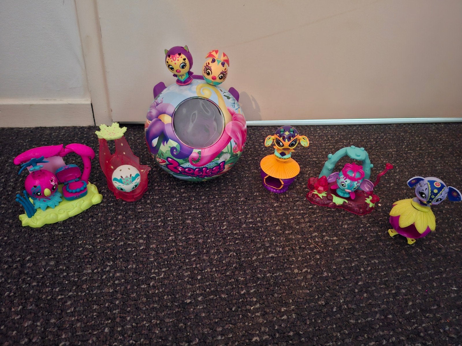 Grote set Zoobles met speelsets en figuren, Kinderen en Baby's, Speelgoed | Overig, Ophalen of Verzenden, Zo goed als nieuw, Jongen of Meisje