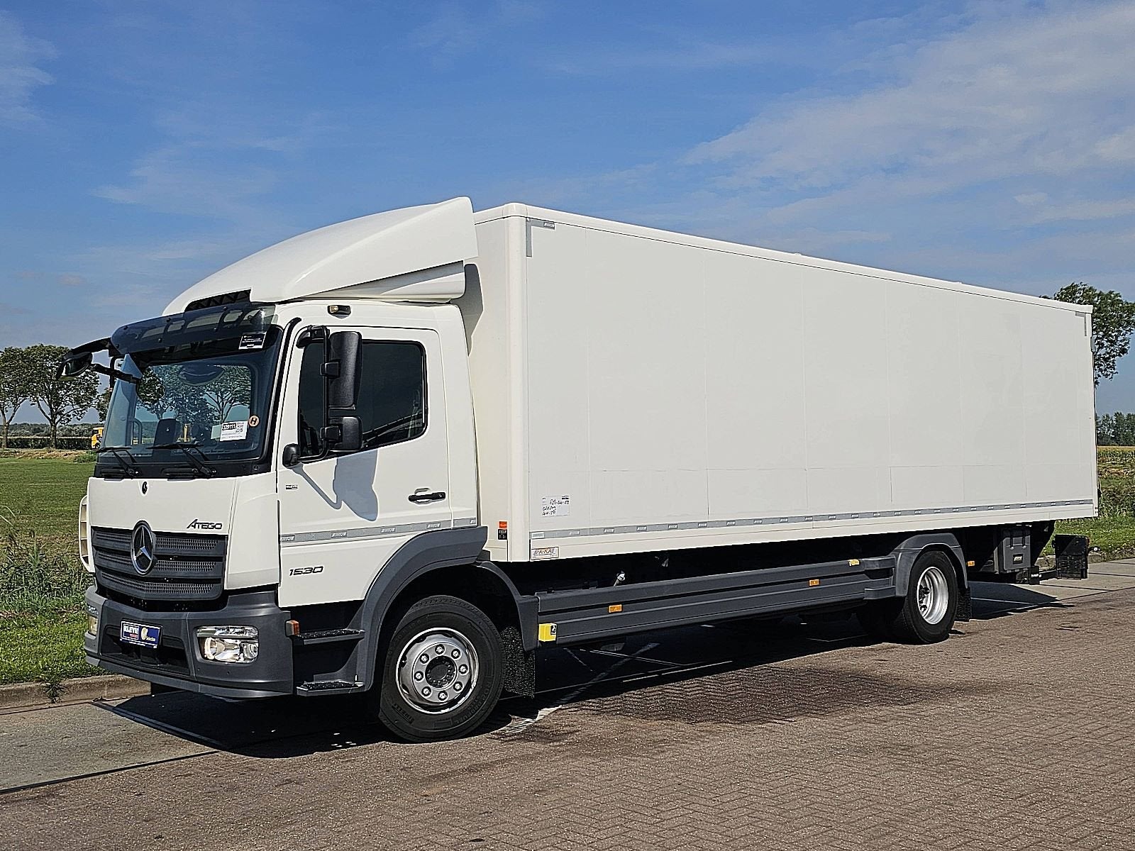 MERCEDES-BENZ ATEGO 1530 lift airco 7.2t payl, Automaat, Euro 6, Wit, Mercedes-Benz