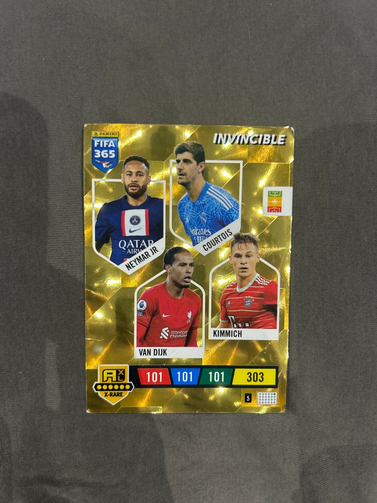 FIFA 365 Invincible X-Rare kaart Neymar, Courtois, Van Dijk,, Ophalen of Verzenden, Zo goed als nieuw, Buitenlandse clubs, Spelerskaart