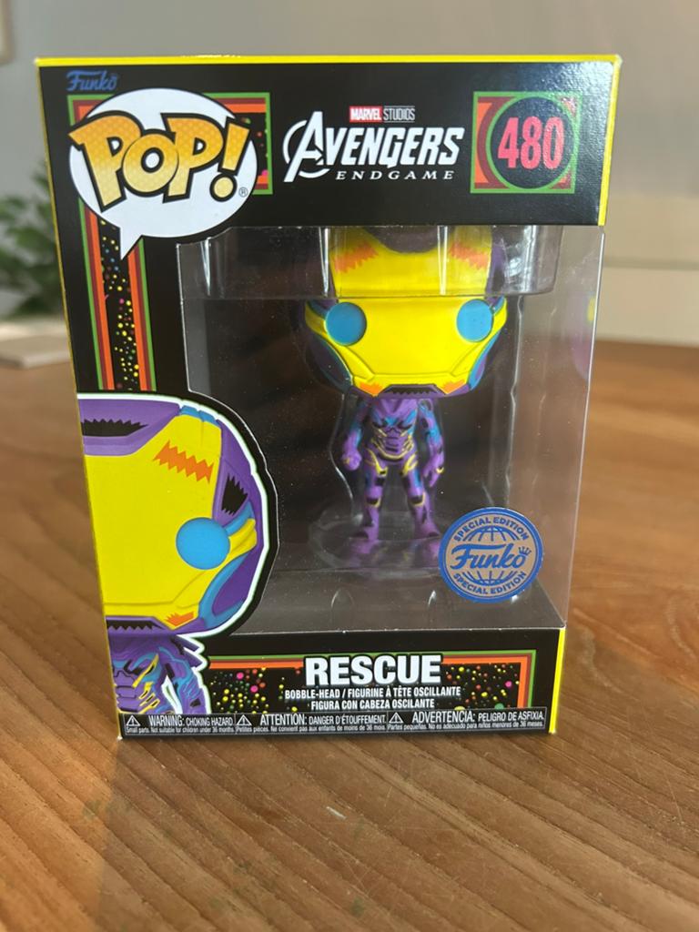 Rescue (Black light) Funko pop #480, Ophalen of Verzenden, Zo goed als nieuw