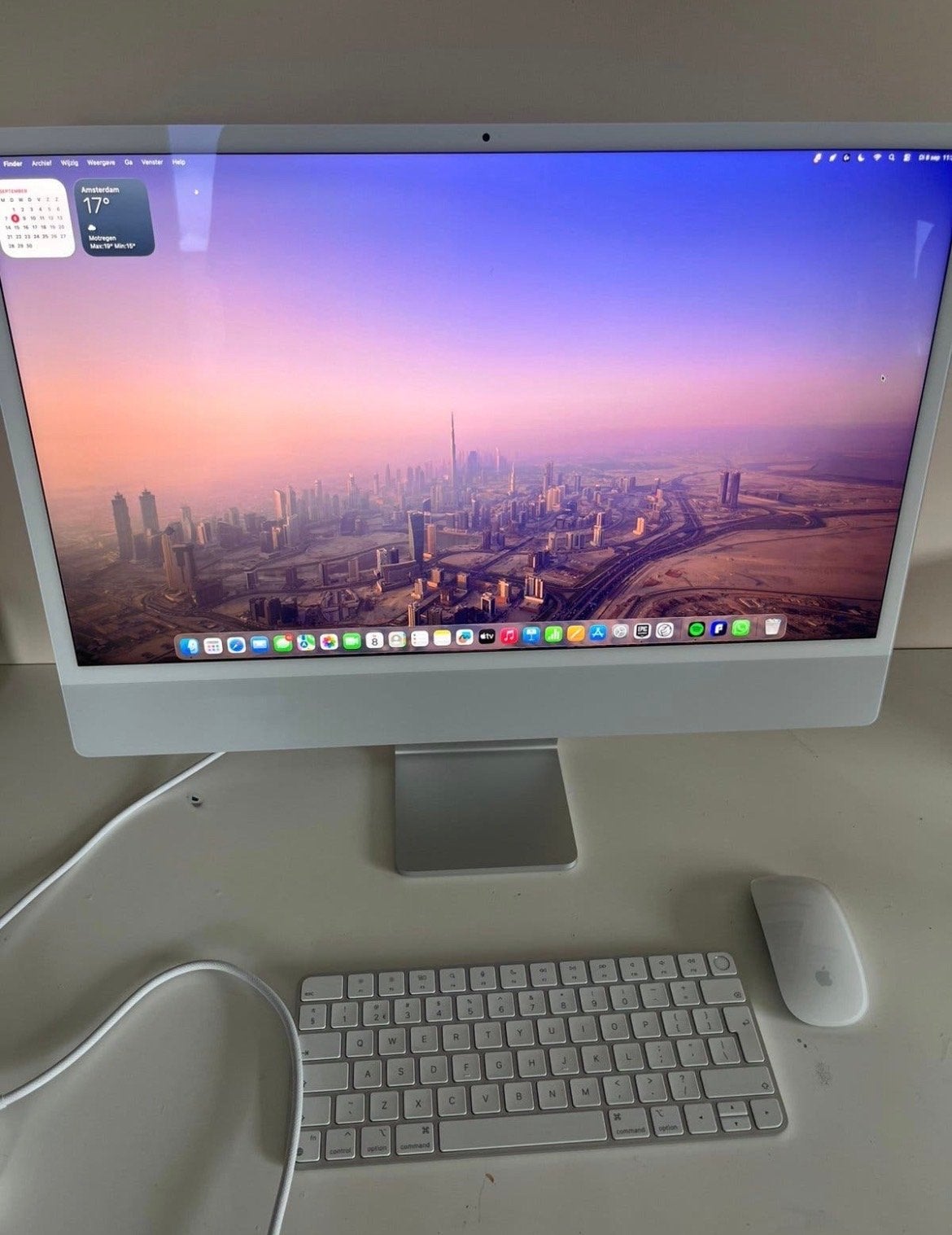 Apple iMac 24" (2023) M3 8C CPU/10C GPU 8GB/256GB Zilver, Computers en Software, Ophalen, IMac, Zo goed als nieuw, Onbekend