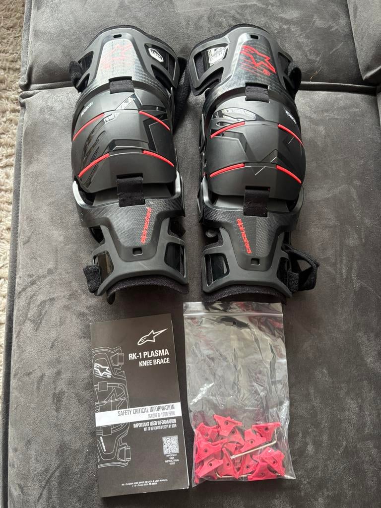 Alpinestars RK-1 PLASMA knee brace, Ophalen of Verzenden, Nieuw zonder kaartje, Motorcrosskleding