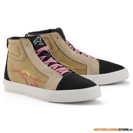 Alpinestars Ride-63 Canvas Motorsneakers, Beige-Zwart, Motoren, Ophalen of Verzenden, Nieuw met kaartje