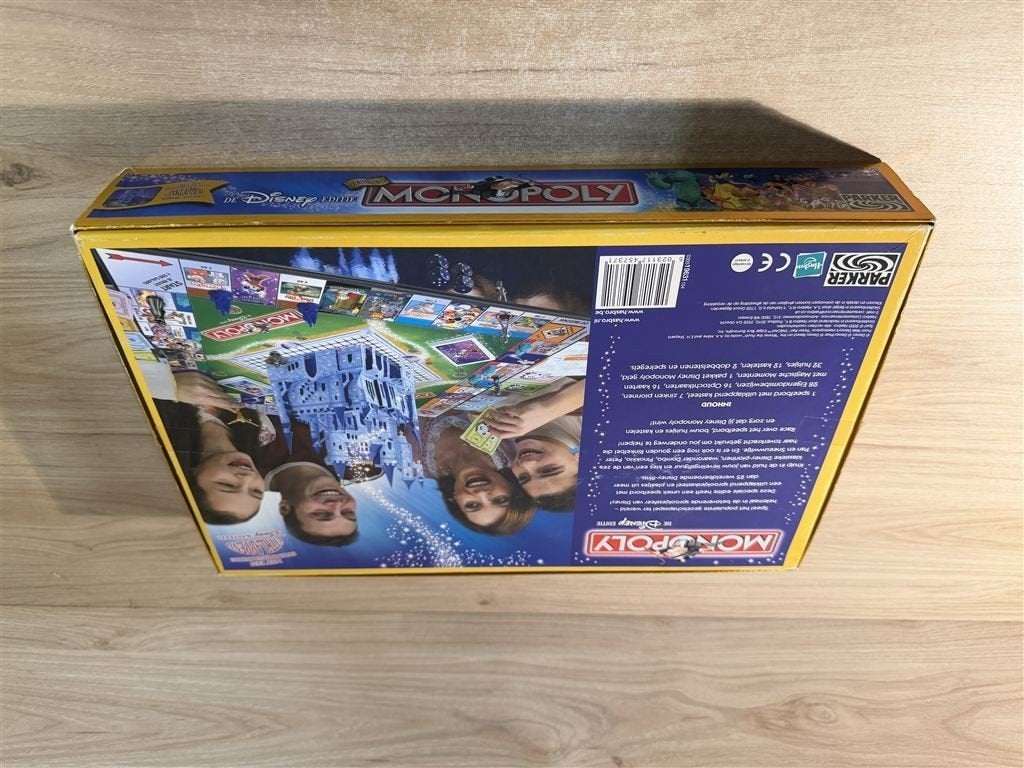 Monopoly disney met 3d kasteel - s6738, Verzenden, Zo goed als nieuw