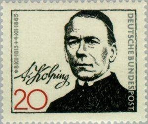 Yvert & Tellier 338 Michel 477 Adolf Kolping postfris XXX, Ophalen of Verzenden, BRD, Postfris