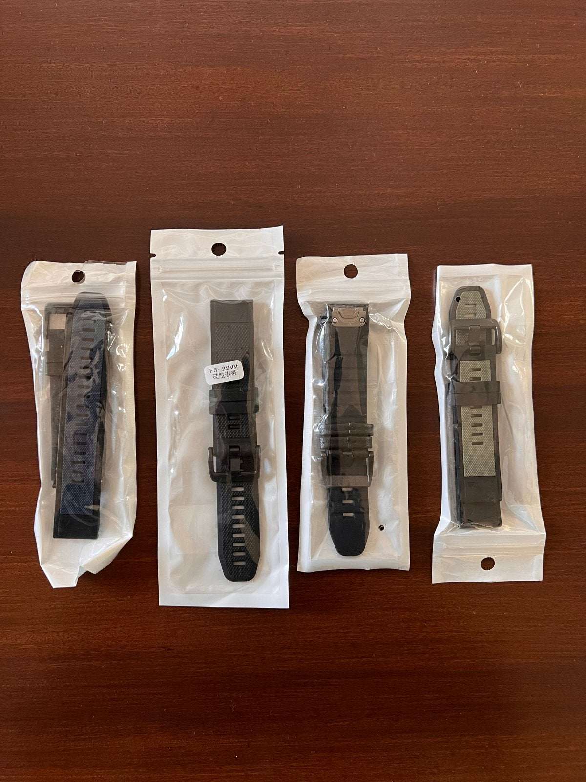 Diverse 22mm bandjes voor Garmin smartwatches, Ophalen of Verzenden, Nieuw, Zwart, Android