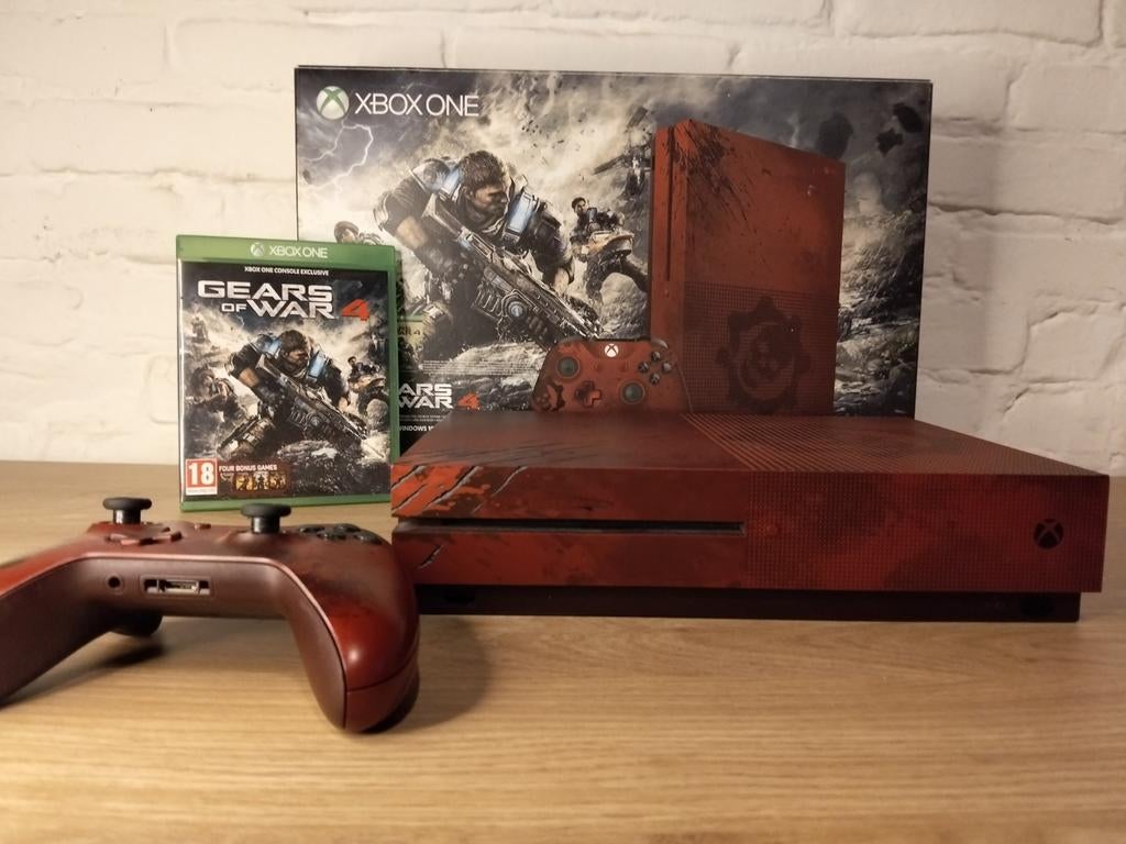 Xbox One Gears of War 4 Limited Edition Console, Spelcomputers en Games, Games | Xbox One, Zo goed als nieuw, Shooter, 1 speler