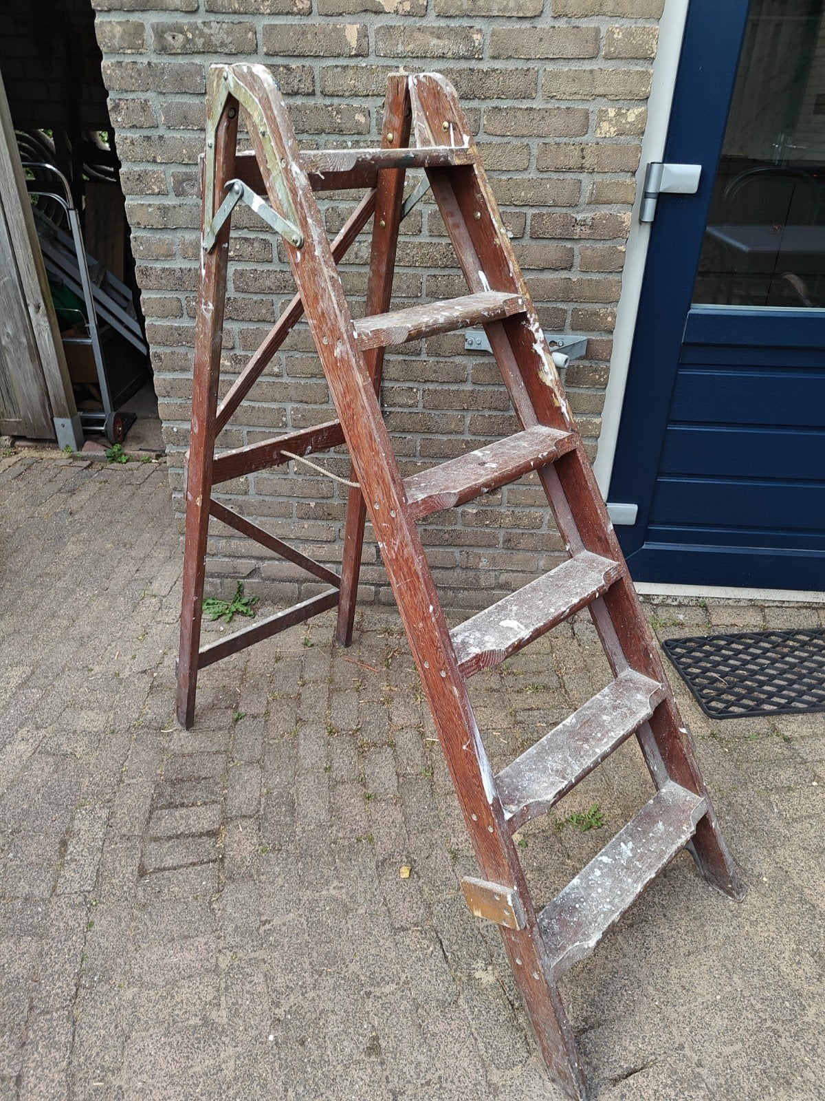 schilders trap, Ophalen, Minder dan 2 meter