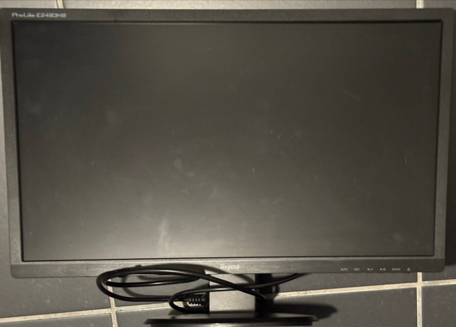 iiyama ProLite E2483HS Full HD Monitor, Computers en Software, Ophalen, Full HD, 60 Hz of minder, Gebruikt