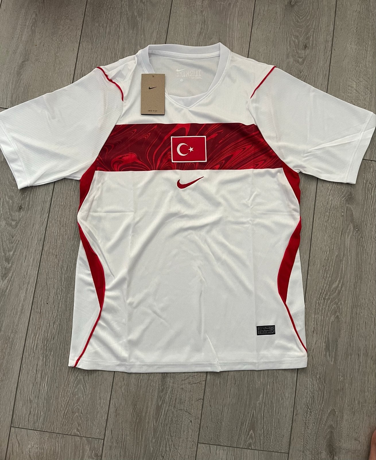 Turkije Voetbalshirt Wit - Nike maat M, Wit, Nieuw, Voetbal, Verzenden