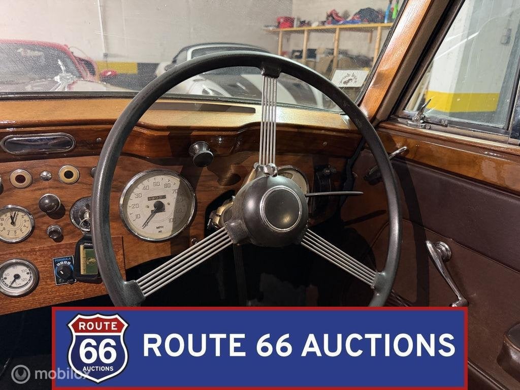 Daimler DB18 Consort Saloon | 1953 | Route 66 Auctions, Auto's, Oldtimers, Overige merken, Overige carrosserieën, Zwart, Bedrijf