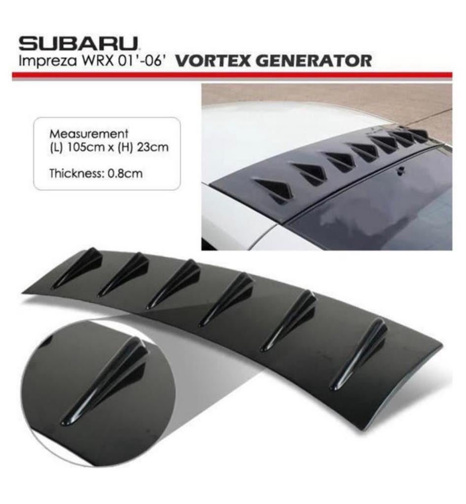 SUBARU IMPREZA GDB WRX STI Dak spoiler 01-07 VORTEX Nieuw, Ophalen of Verzenden, H, H, H