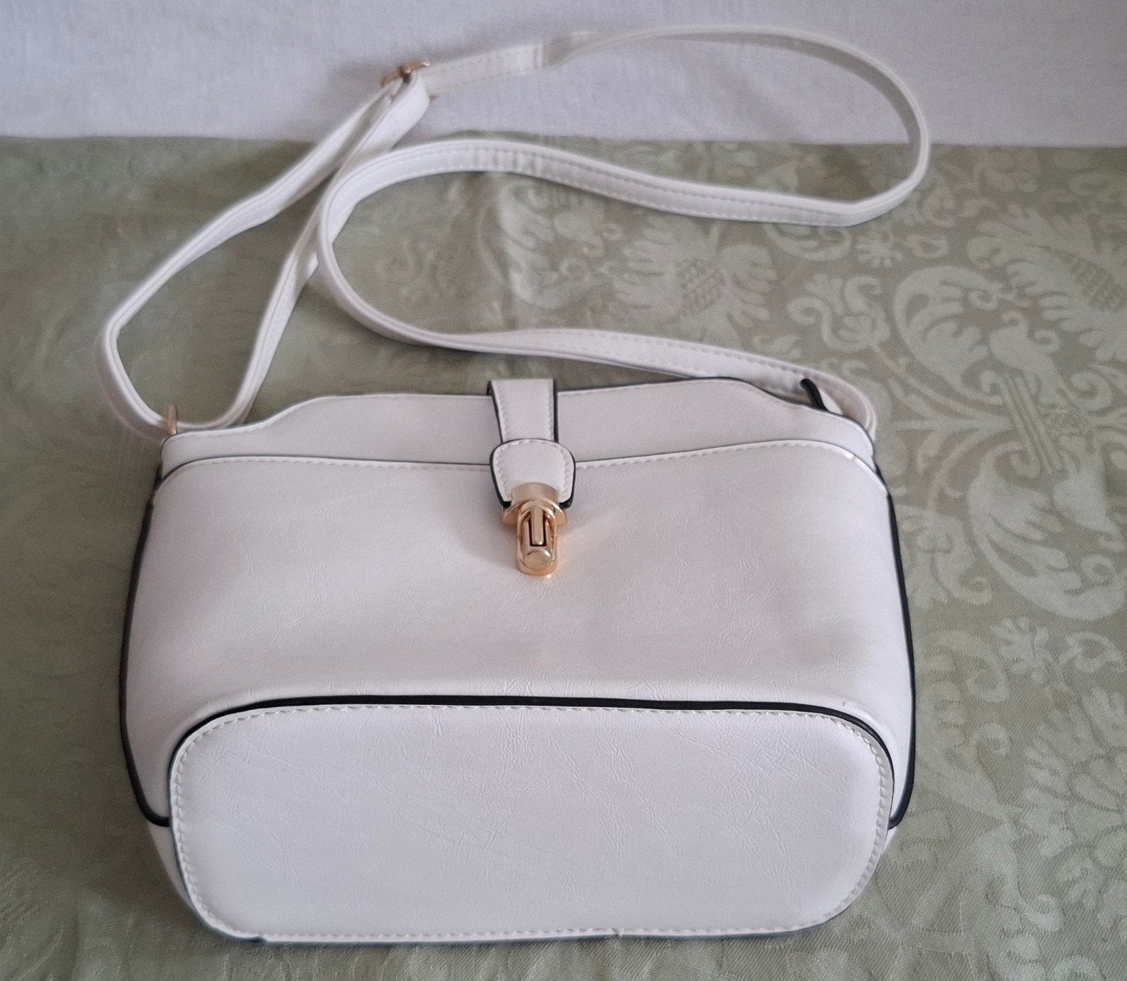 @"JUST LILI" leuk klein tasje cross-over@, Sieraden, Tassen en Uiterlijk, Ophalen of Verzenden, Zo goed als nieuw, Wit, Schoudertasje