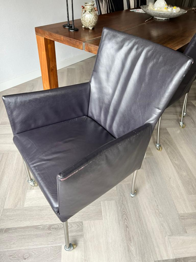 4x Bert Plantagie ARC eetkamer stoelen, Huis en Inrichting, Stoelen, Ophalen of Verzenden, Zo goed als nieuw