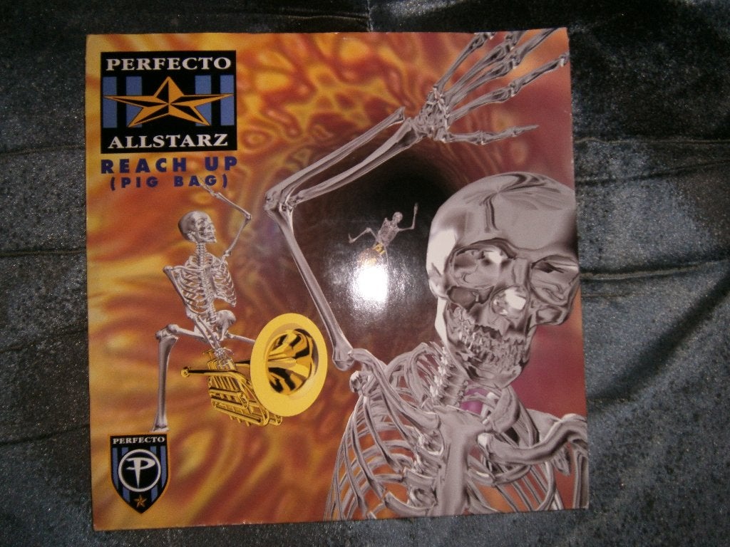 Perfecto Allstarz – Reach Up (Pig Bag).1995. Acid Goa Trance, Ophalen, Trance, 12 inch, Overige typen