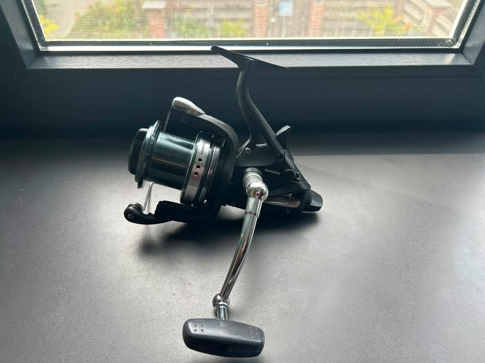 Karper flanx hengels en shimano molen, Ophalen of Verzenden, Zo goed als nieuw, Molen