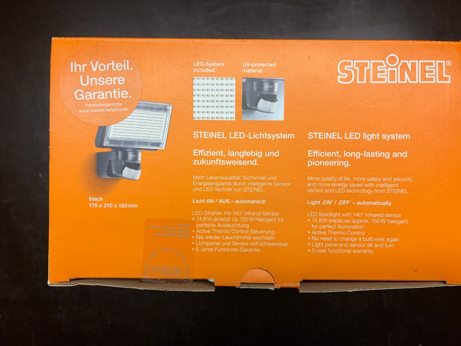 Steinel LED Buitenverlichting XLED home 1 - Nieuw in doos, Minder dan 50 watt, Wandlamp, Nieuw, Ophalen of Verzenden