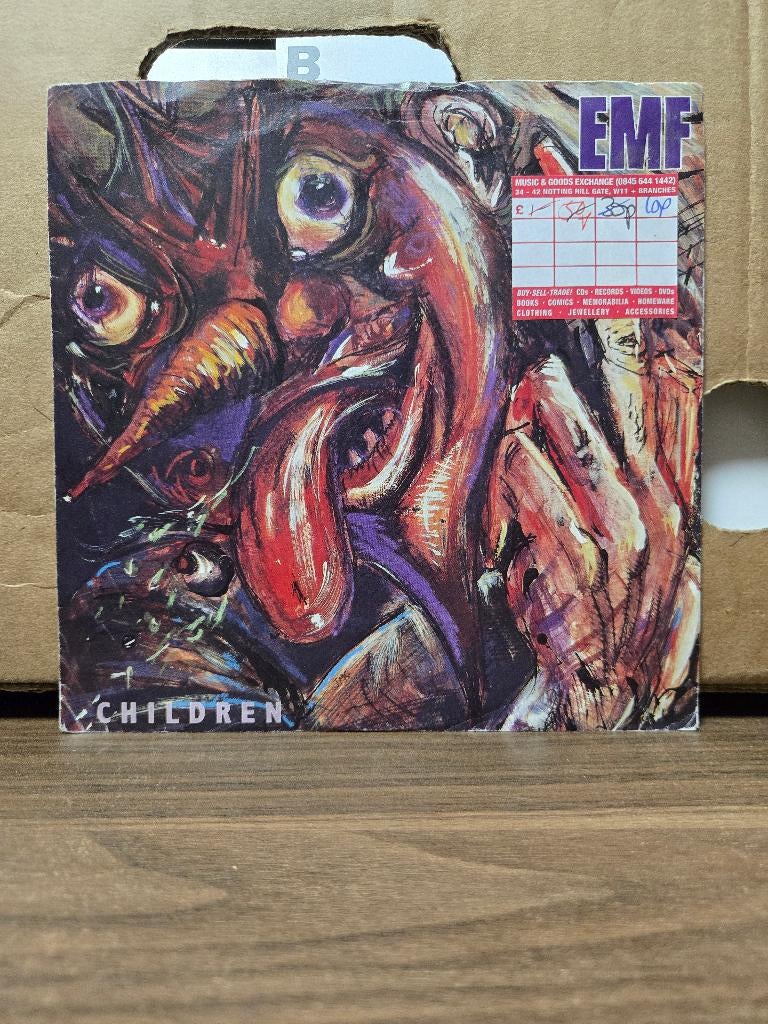 EMF - Children, Cd's en Dvd's, Vinyl Singles, Zo goed als nieuw, Pop, Beschermende buitenhoes, Fotohoes, Ophalen of Verzenden