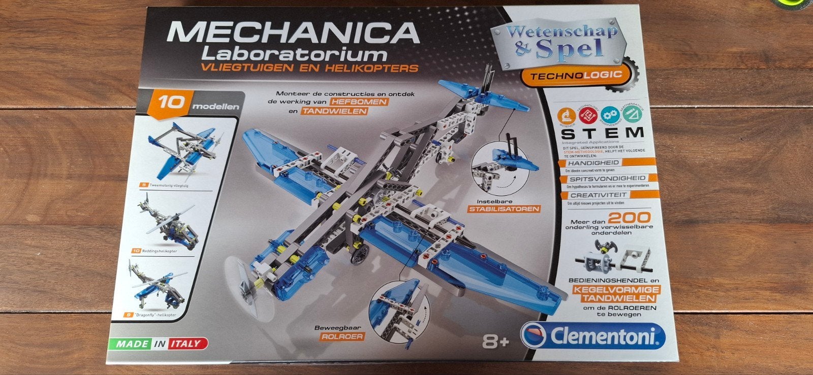 Clementoni Mechanica Laboratorium Vliegtuigen & Helikopters, Ophalen, Nieuw, Vliegtuig, Overige merken