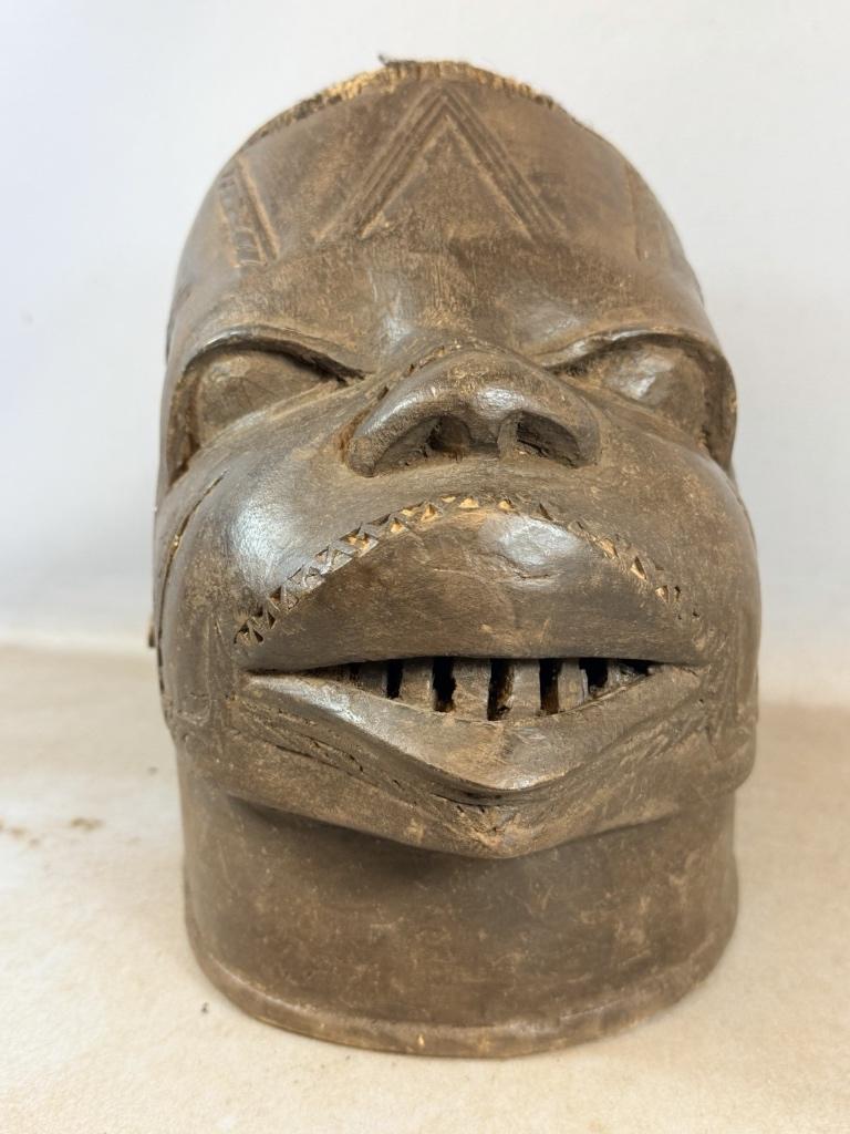 260447 Mooi Afrikaans Makonde helm masker - Tanzania., Ophalen of Verzenden