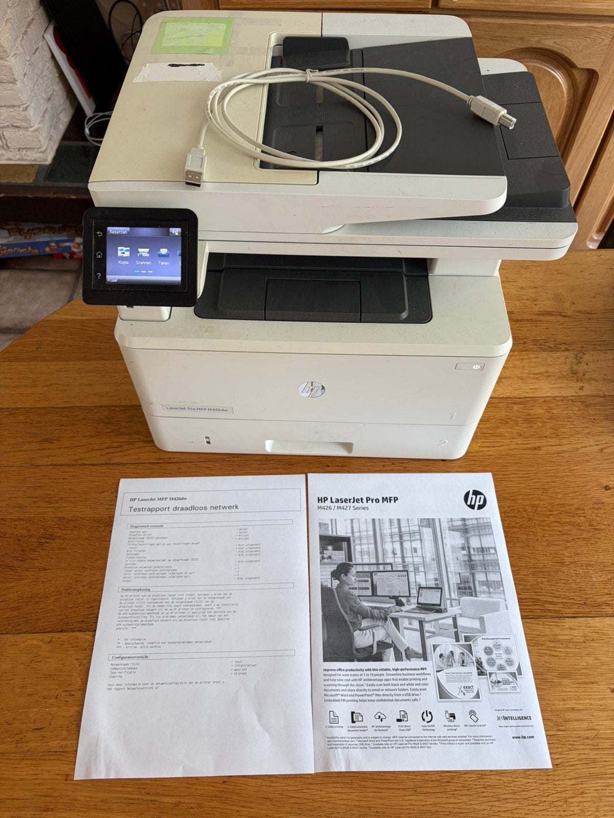 HP LaserJet Pro MFP M426dw, Computers en Software, Printers, Ophalen of Verzenden, Zo goed als nieuw, Zwart-en-wit printen, All-in-one