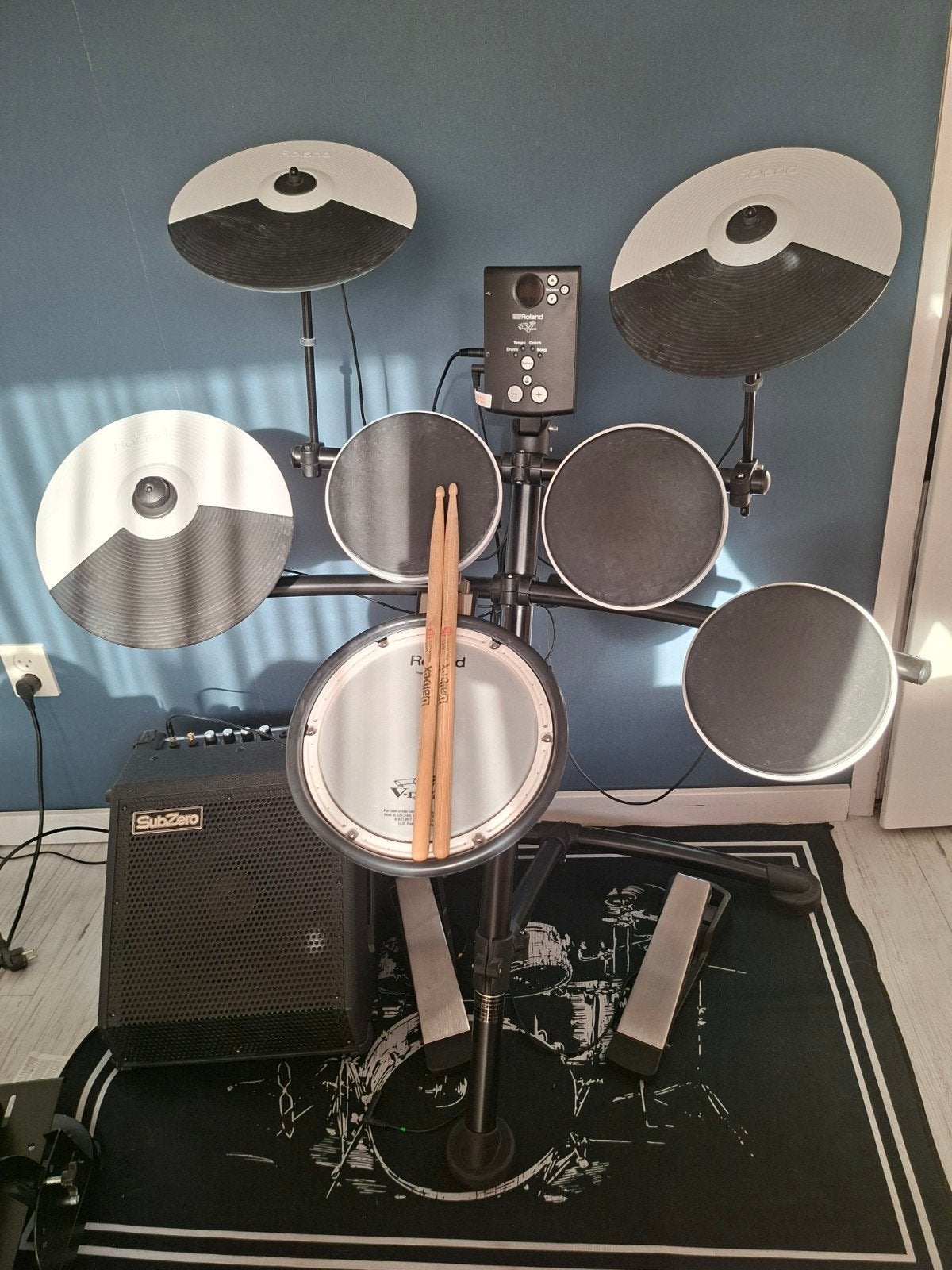 Roland V-Drums TD-1DMK Elektronisch Drumstel met SubZero, Ophalen, Gebruikt, Roland, Elektronisch