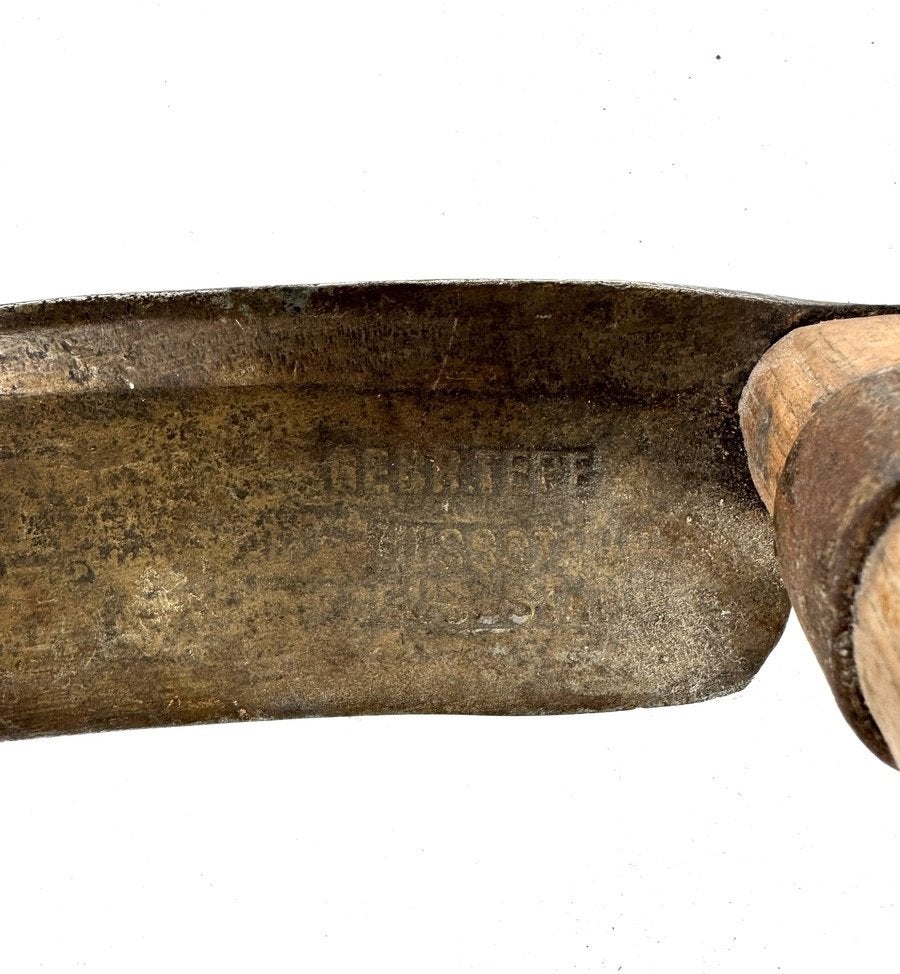 177. Houten welhaak en zicht, ca. 19e eeuw, Antiek en Kunst, Antiek | Gereedschap en Instrumenten, Ophalen